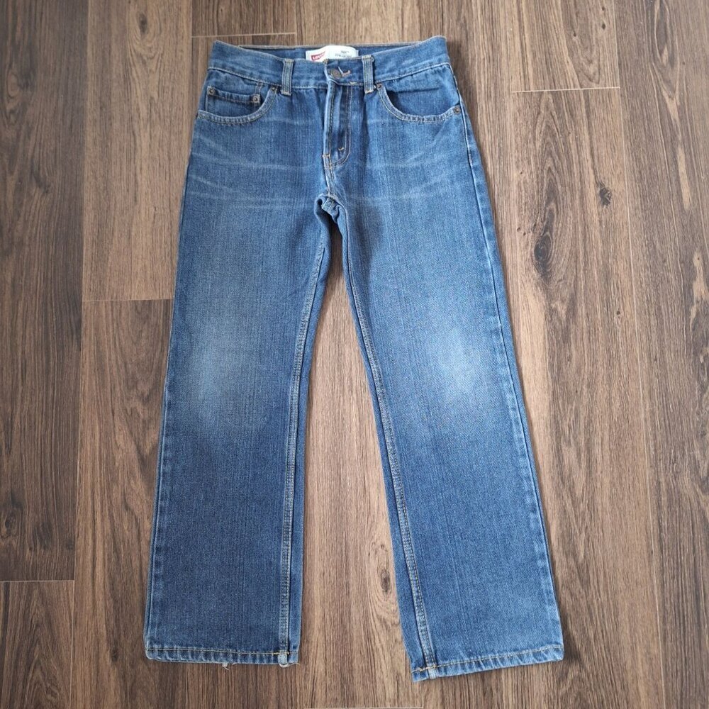 💙 Levi's 505 Straight Denim Jeans Size 26 Comfy Casual Streetwear